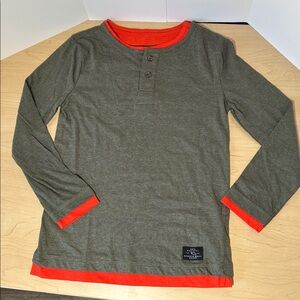 Green and Orange Tony Hawk Long Sleeve Boys Top